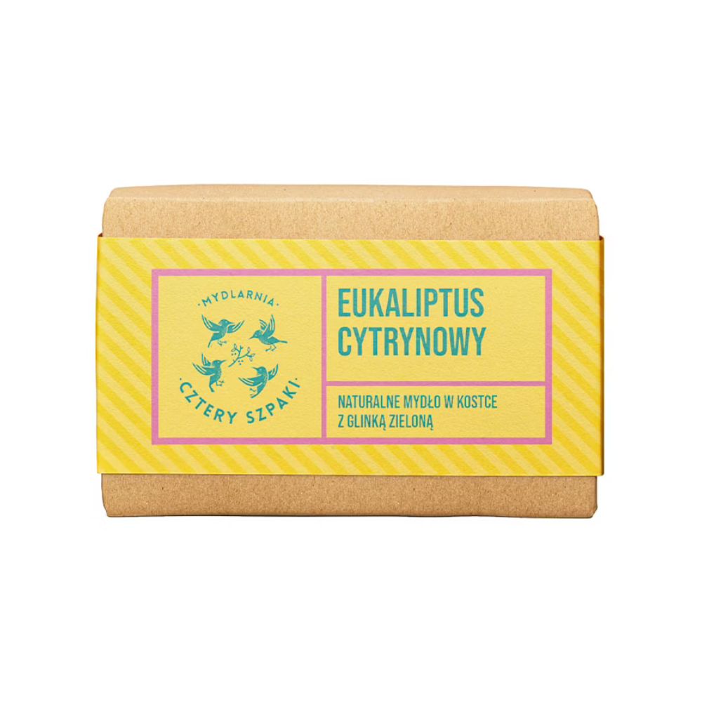 Mydlarnia Cztery Szpaki Eukaliptus Cytrynowy naturalne mydło w kostce 110 g