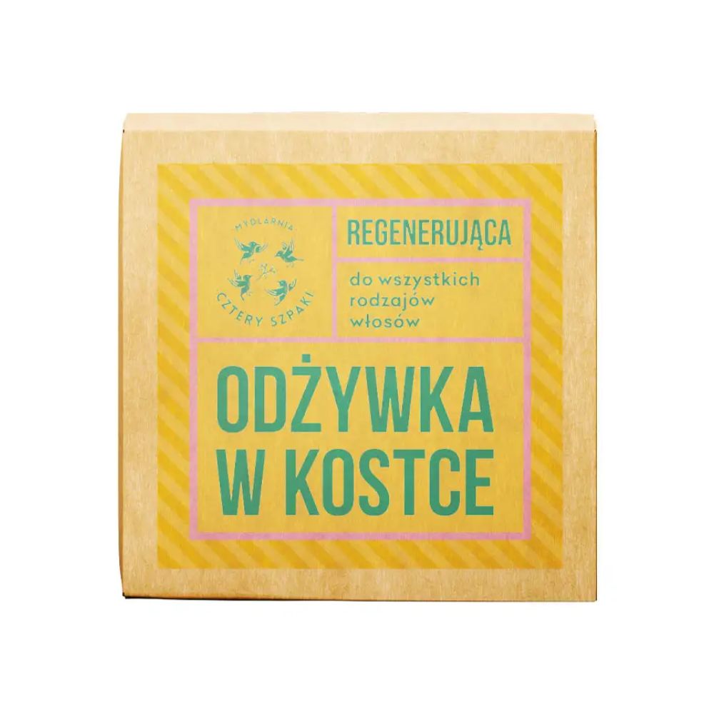 Mydlarnia Cztery Szpaki Regenerująca odżywka w kostce Eukaliptus Cytrynowy 75 g
