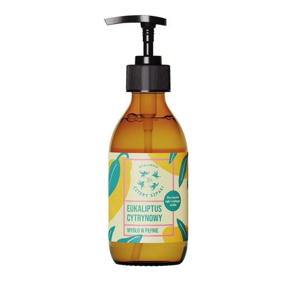 Mydlarnia Cztery Szpaki Eukaliptus Cytrynowy - naturalne mydło w płynie 300 ml