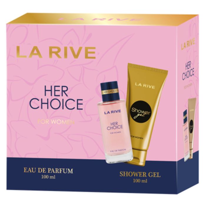 LA RIVE Her Choice zestaw woda perfumowana + żel main product photo