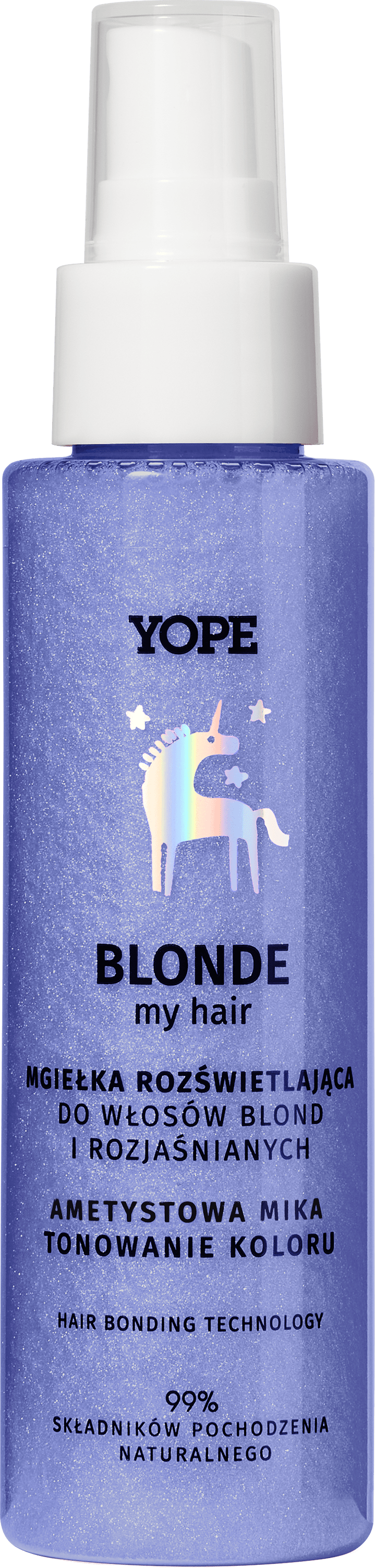 YOPE BLONDE MGIEŁKA DO WŁOSÓW AMETYST 100 ML