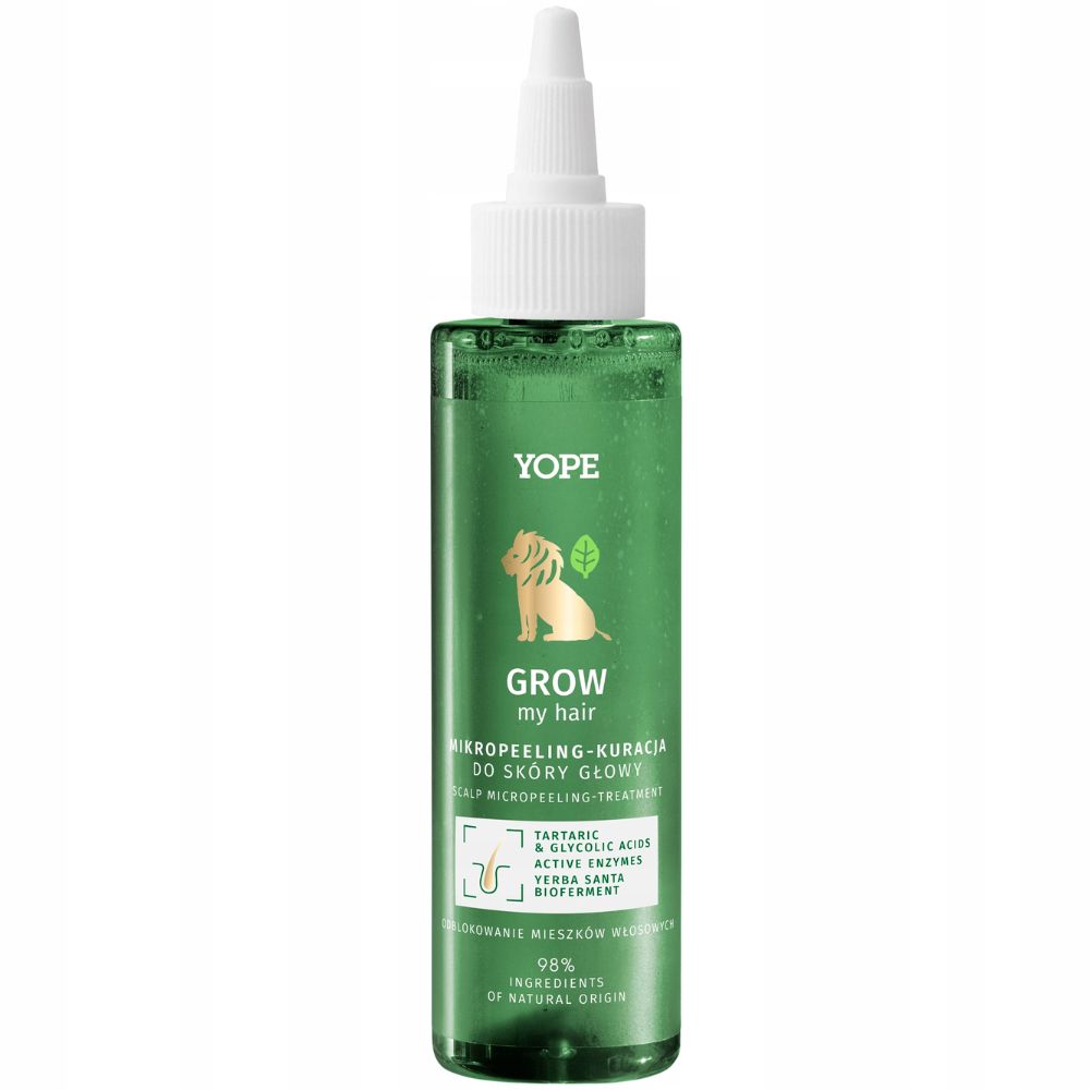 Yope Grow My Hair mikropeeling-kuracja do skóry głowy 115 ml