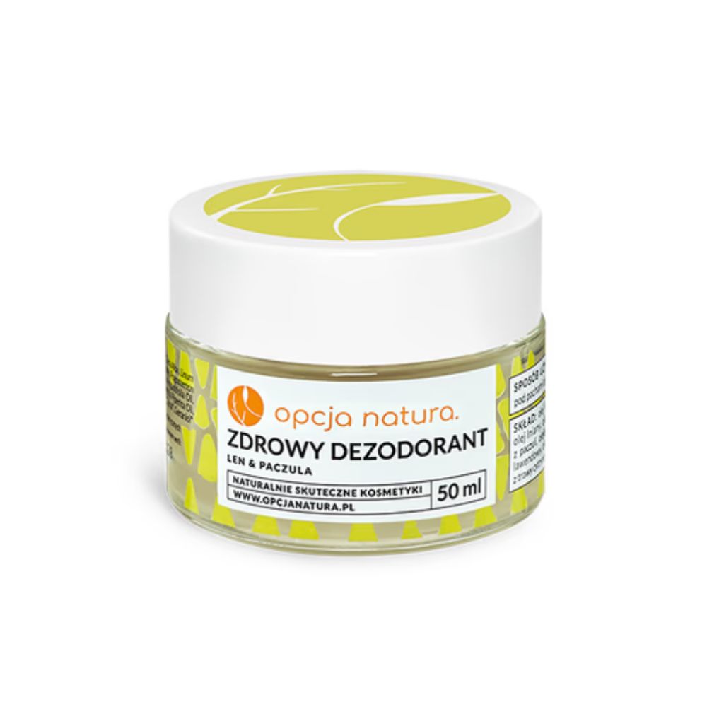 Opcja Natura Zdrowy Dezodorant Len & Paczula 50 ml