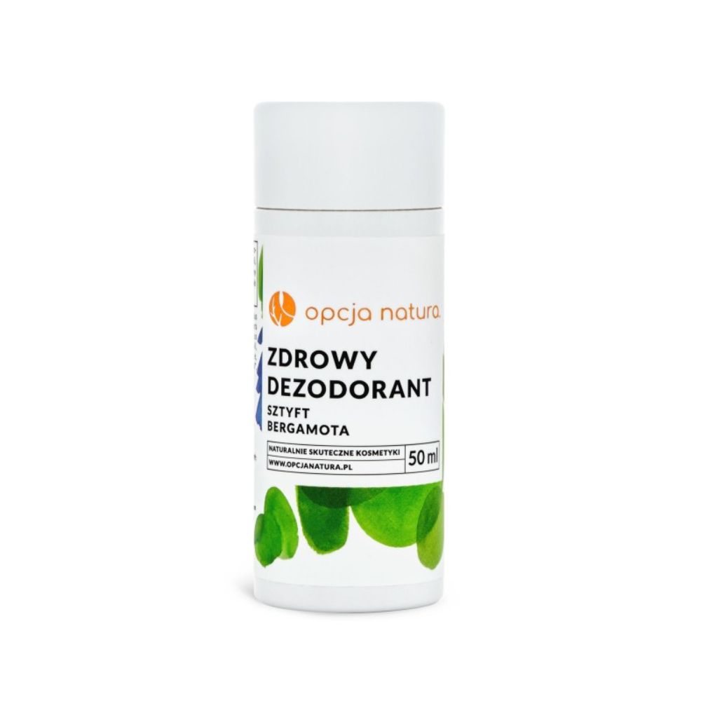Opcja Natura Zdrowy Dezodorant w sztyfcie Bergamotka 50 ml
