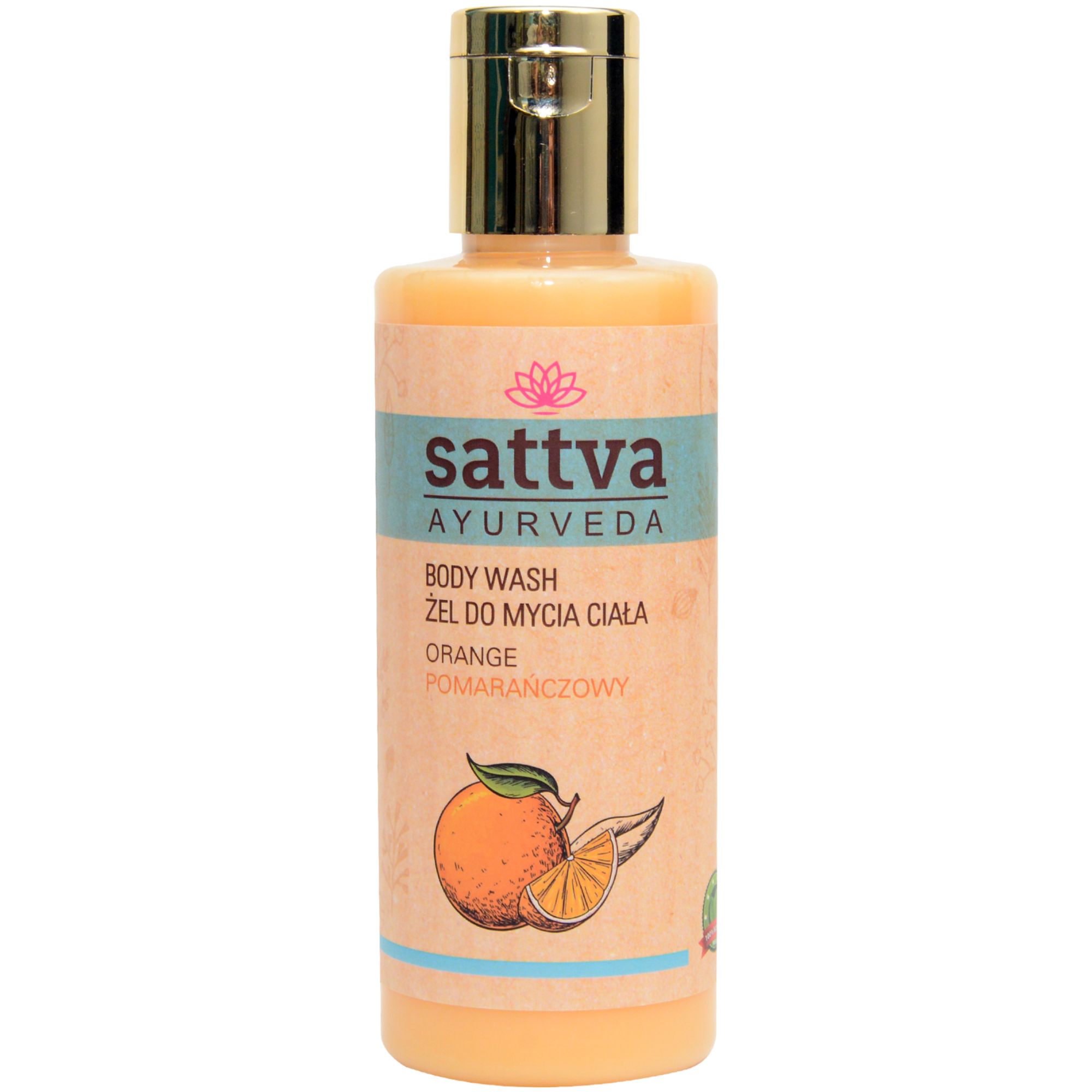 SATTVA żel DO MYCIA CIAŁA ORANGE 210 ml