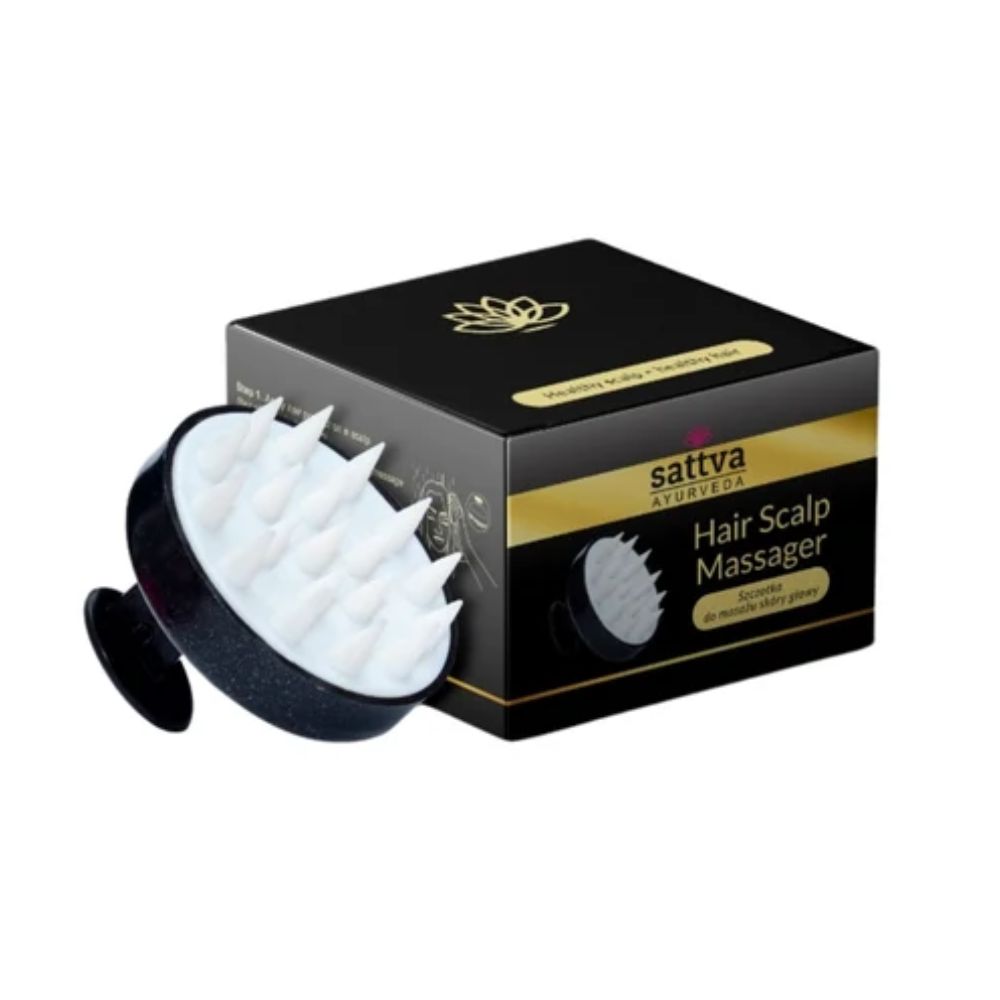 Sattva Ayurveda Sattva Massager Black masażer 1 sztuka