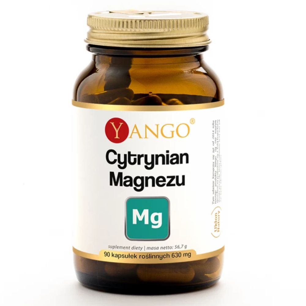 Yango Cytrynian Magnezu 90 kapsułek