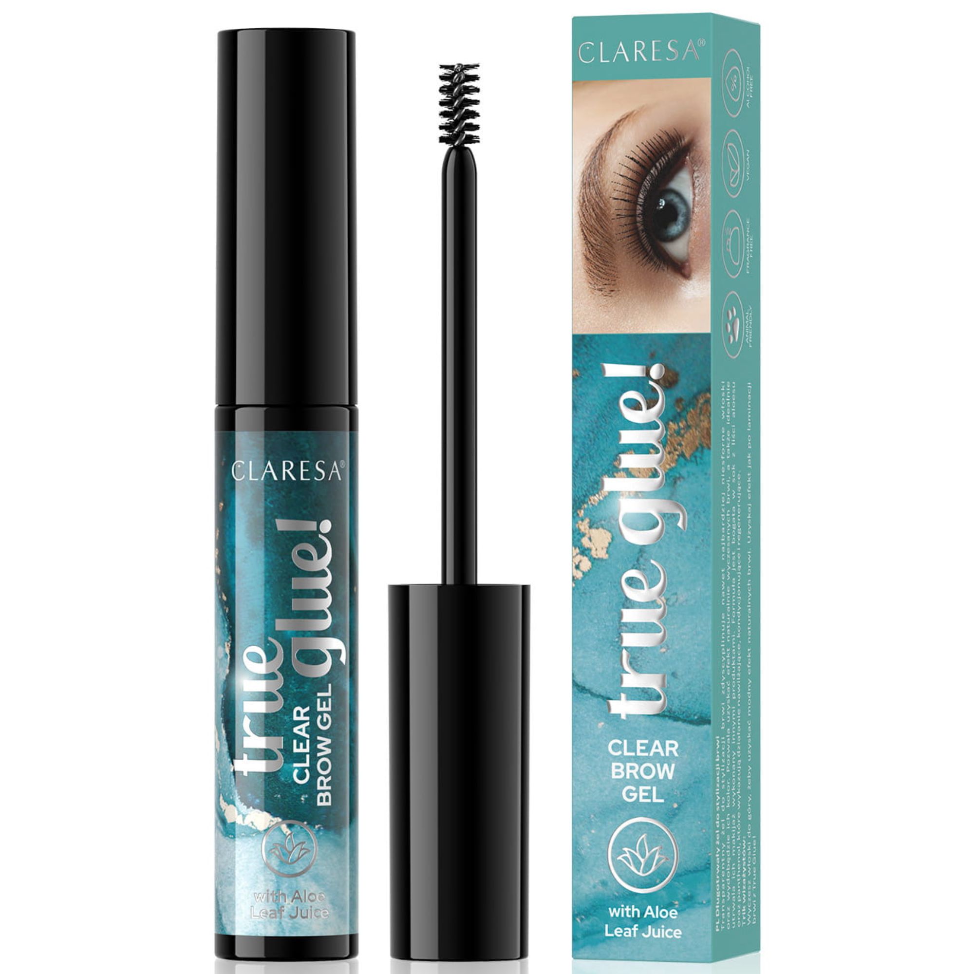 CLARESA TRUE GLUE! żel do stylizacji brwi 8G main product photo