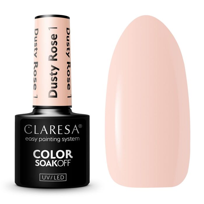 Claresa Dusty Rose 1 lakier hybrydowy 5 g main product photo