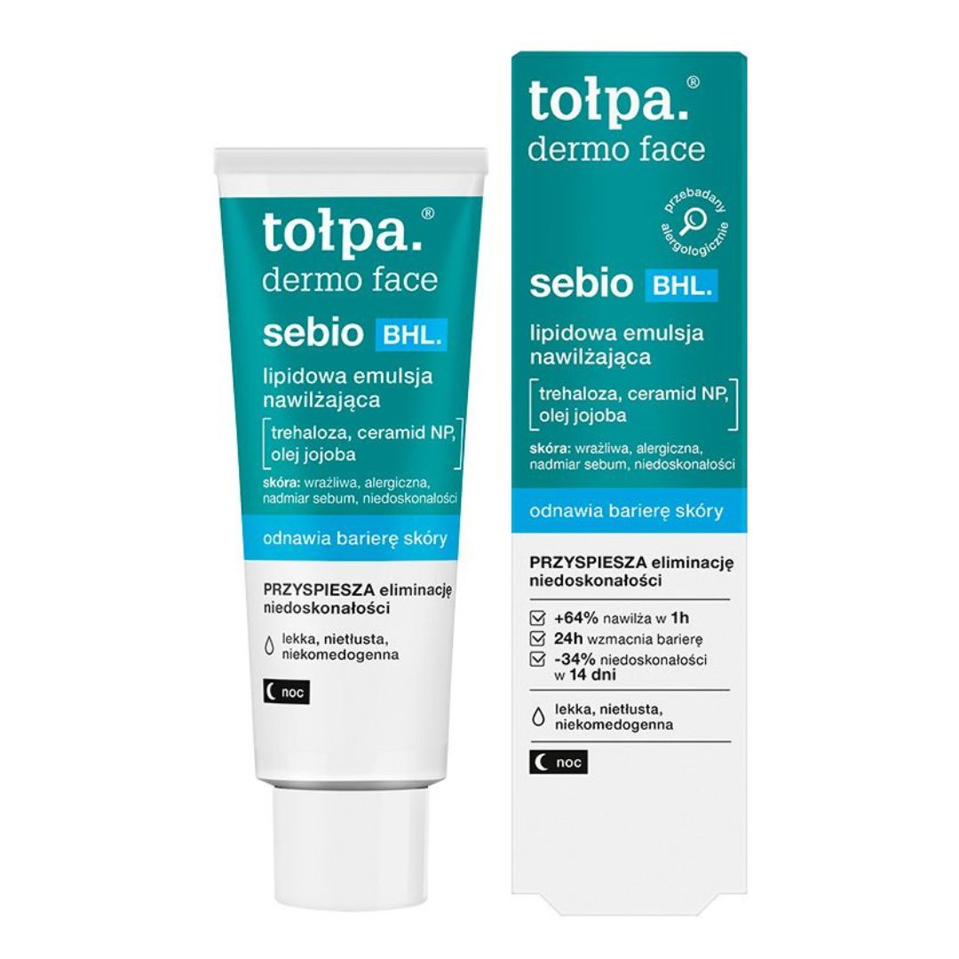 Tołpa lipidowa emulsja nawilżająca Dermo Face Sebio BHL 40 ml