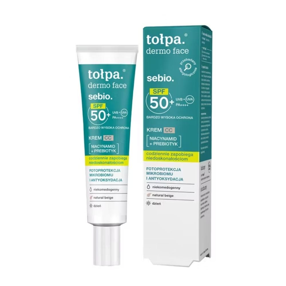 Tołpa Dermo Face Sebio SPF 50+ krem CC 40ml