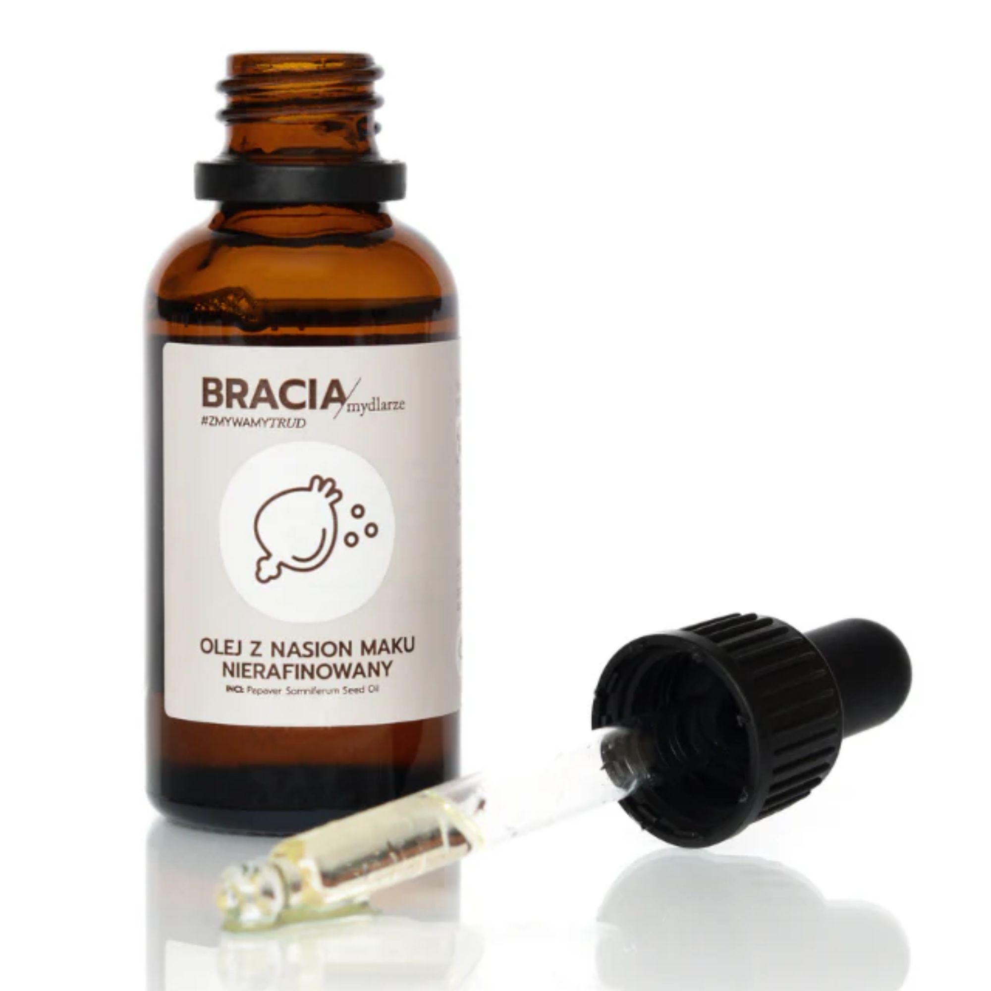 Bracia Mydlarze Nierafinowany olej makowy 30 ml