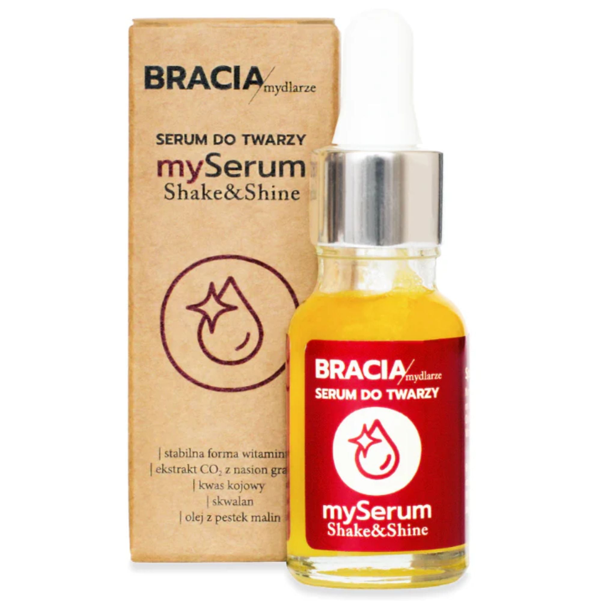 Bracia Mydlarze Shake & Shine serum do cery naczynkowej z wit. C 15 ml