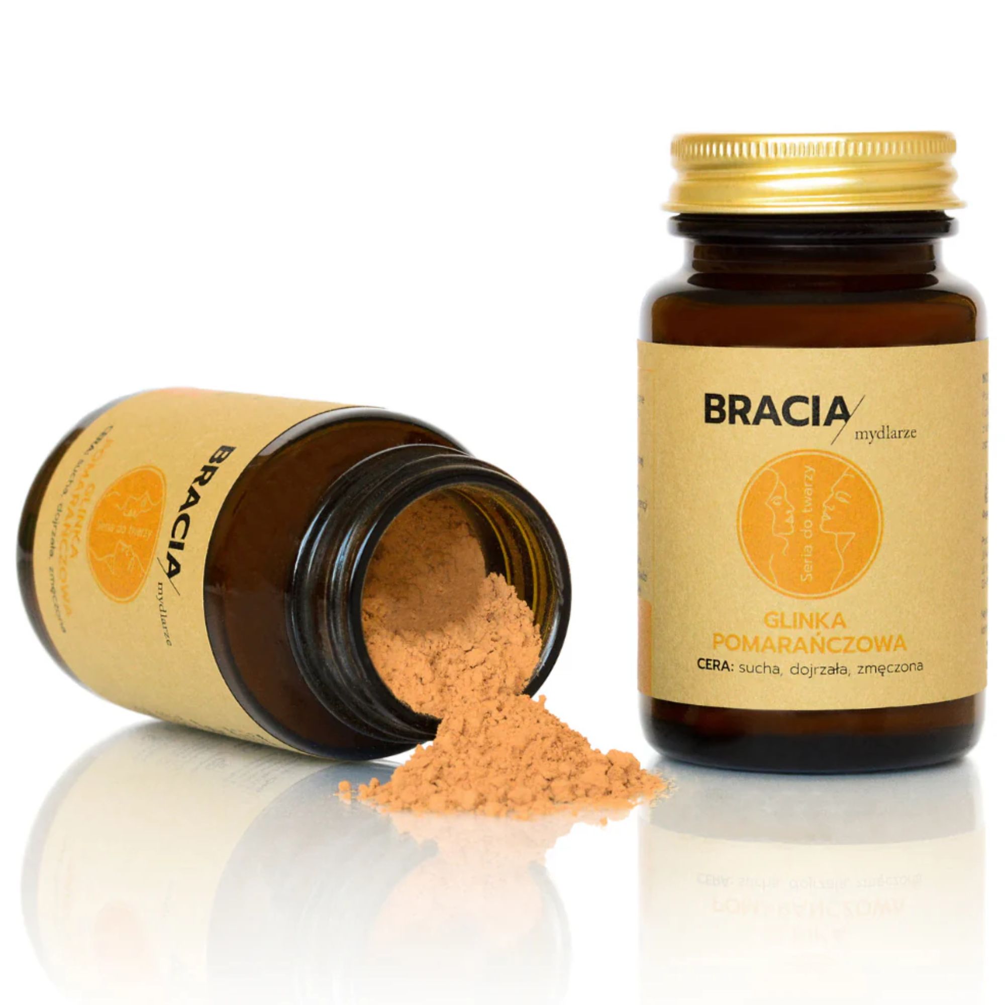 Bracia Mydlarze Glinka Pomarańczowa 75 ml