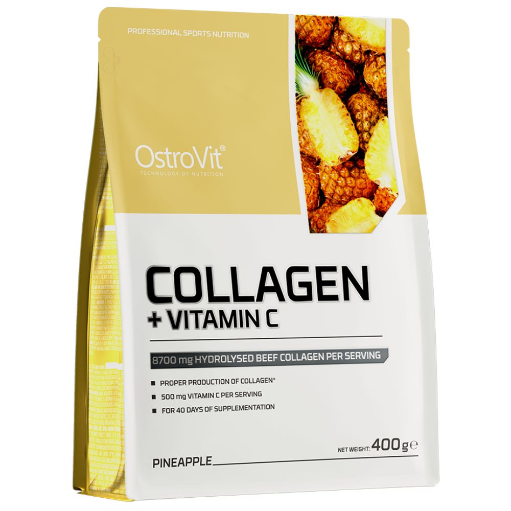 OstroVit Collagen + Vitamin C Pineapple kolagen 400 g