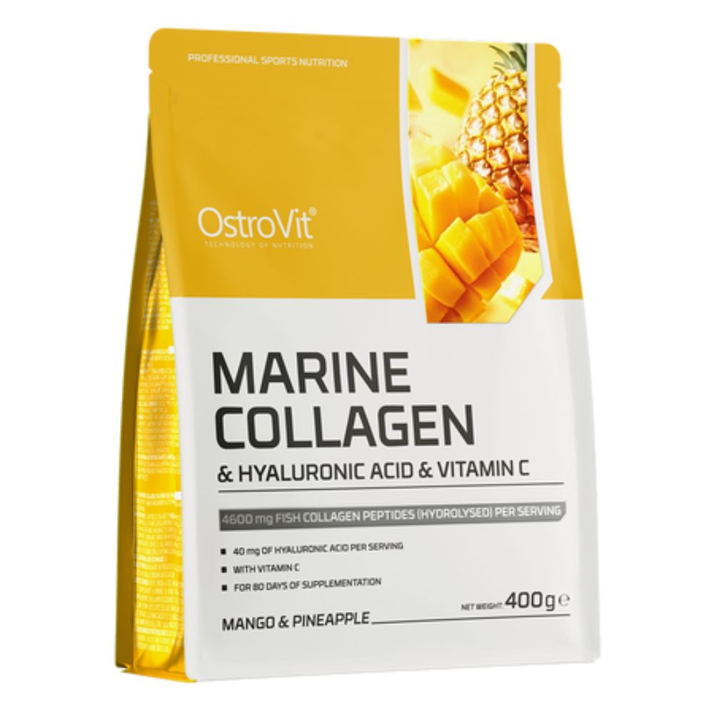 OstroVit kolagen Marine Collagen & Hyaluronic acid & Vitamin C mango & pineapple 400 g