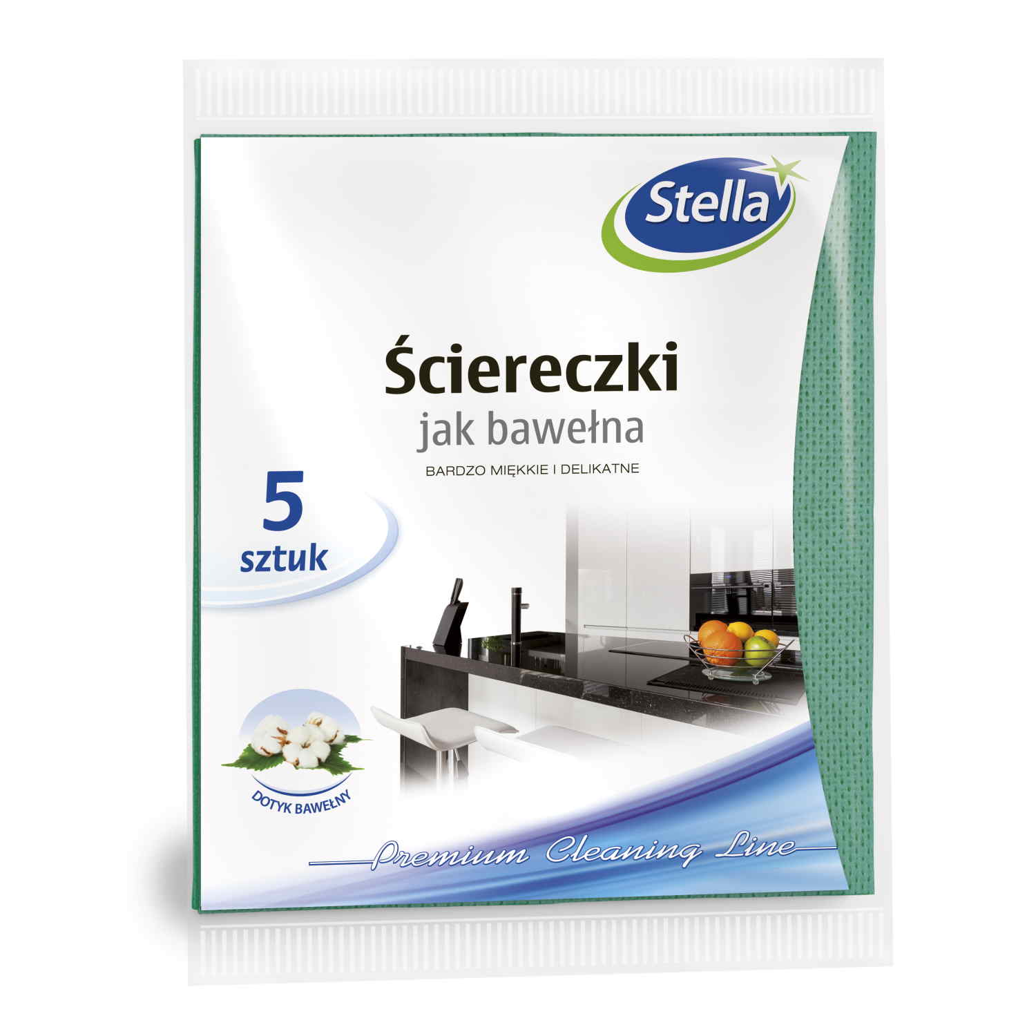 Stellla ściereczka jak bawełna 5szt