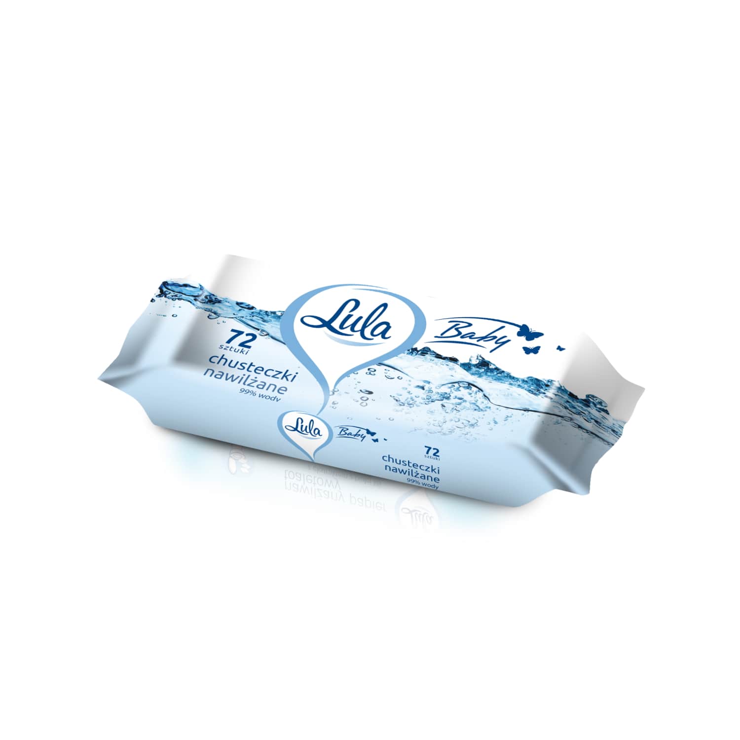 Lula chusteczki nawilżane Baby 99% wody 72szt.