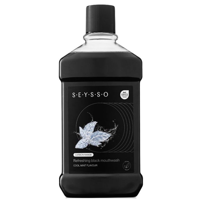 Seysso Carbon Black odświeżający płyn do płukania jamy ustnej 500 ml main product photo