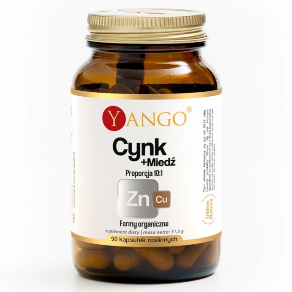 Yango Cynk + Miedź proporcja 10:1 90 kapsułek