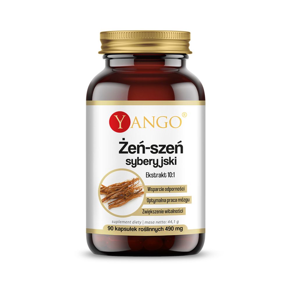 Yango Żeń-szeń syberyjski ekstrakt 90 kapsułek