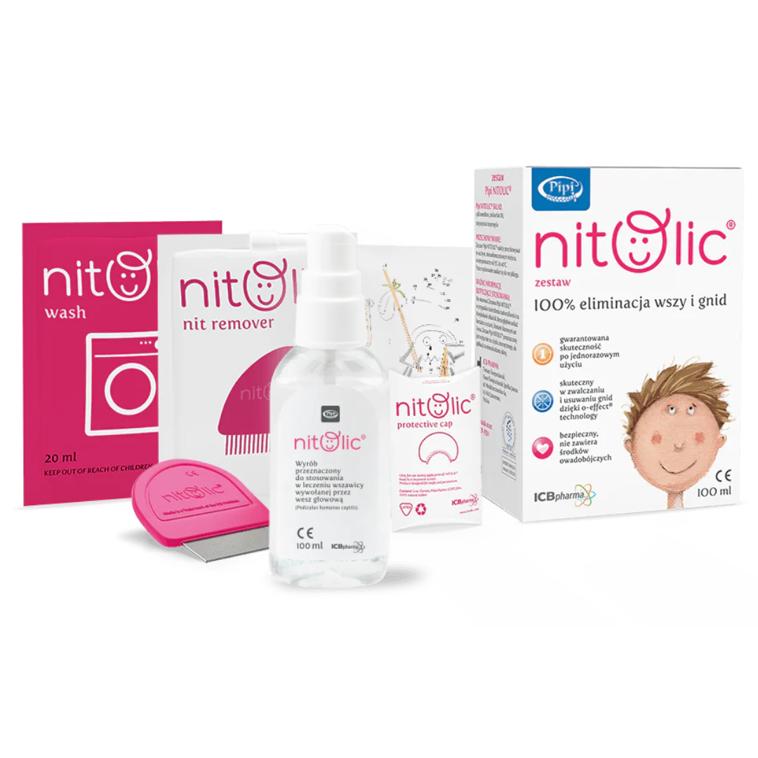 Pipi Nitolic zestaw przeciw wszawicy 100 ml