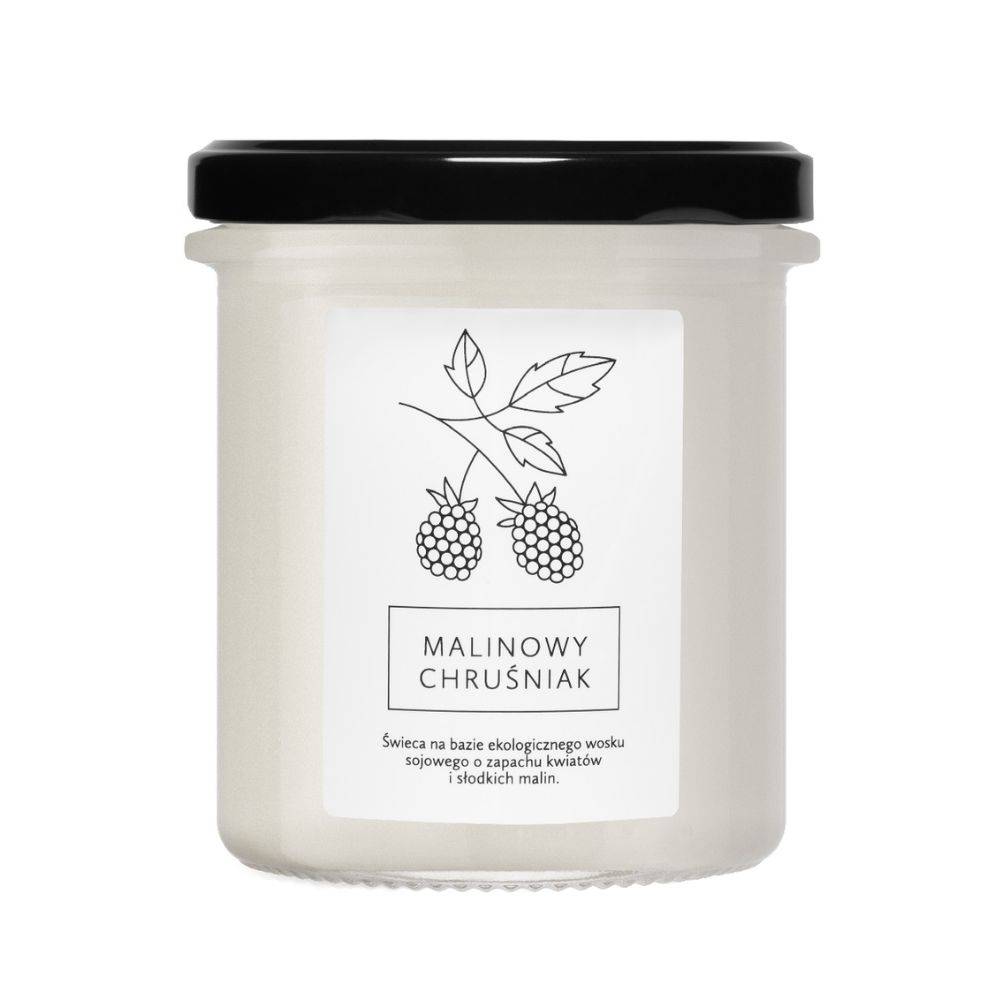 Hagi Świeca sojowa Malinowy Chrusciak 230 g