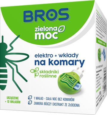  BROS - Zielona Moc elektro + 10 wkładów na komary