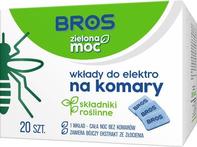  BROS – Zielona Moc wkłady do elektro na komary 20szt