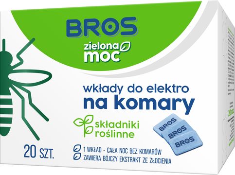  BROS – Zielona Moc wkłady do elektro na komary 20szt