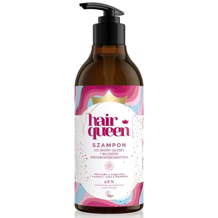 Hair Queen szampon do włosów ŚREDNIOPOR 400ml main product photo