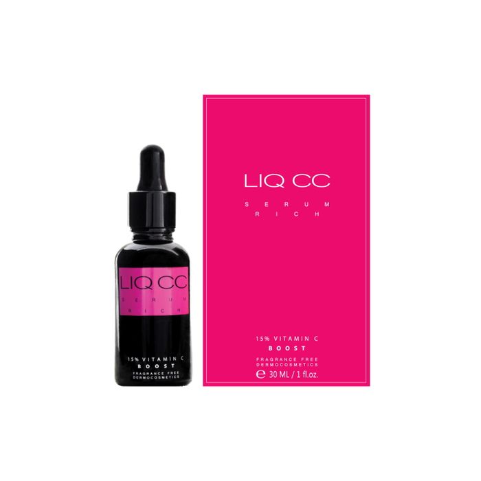 LIQC DERMOCOSMETICS LIQ CC SERUM RICH 15% VIT.C BOOST 30ML main product photo