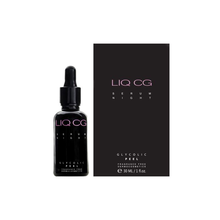 LIQC DERMOCOSMETICS LIQ CG SERUM NIGHT 7% GLYCOLIC PEEL 30ML main product photo