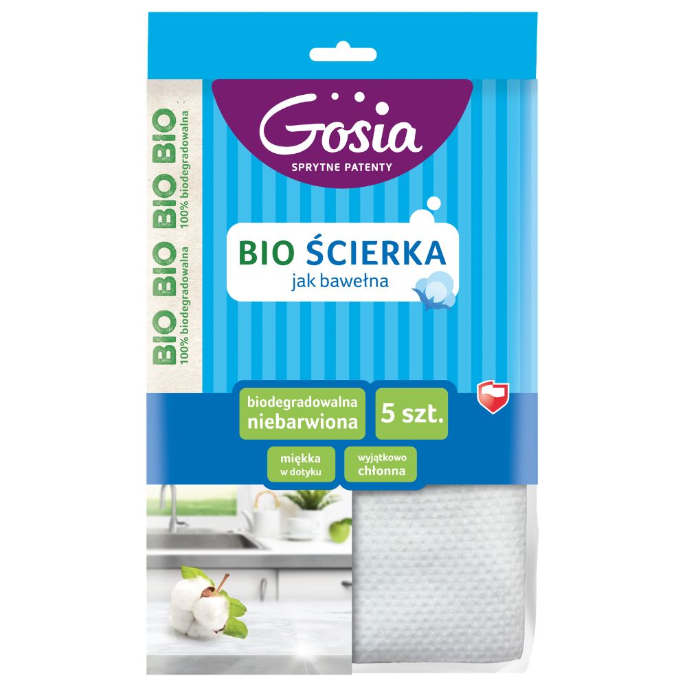 Gosia Bio Ścierka Jak Bawełna 5 sztuk