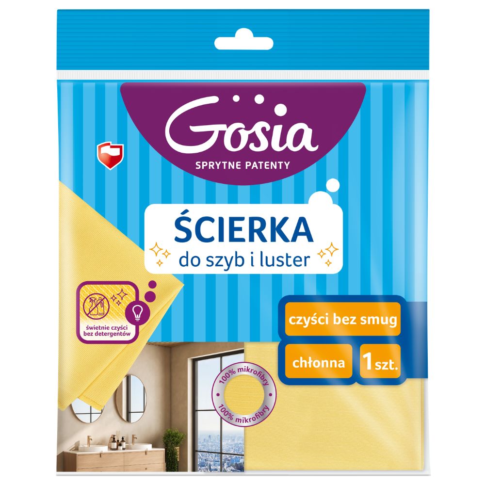 Gosia Ścierka do szyb i luster 1 sztuka