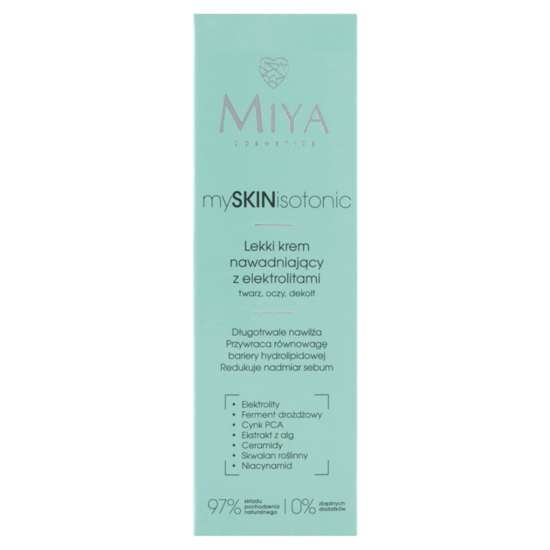 Miya MySkinIsotonic Lekki krem nawadniający z elektrolitami 40 ml