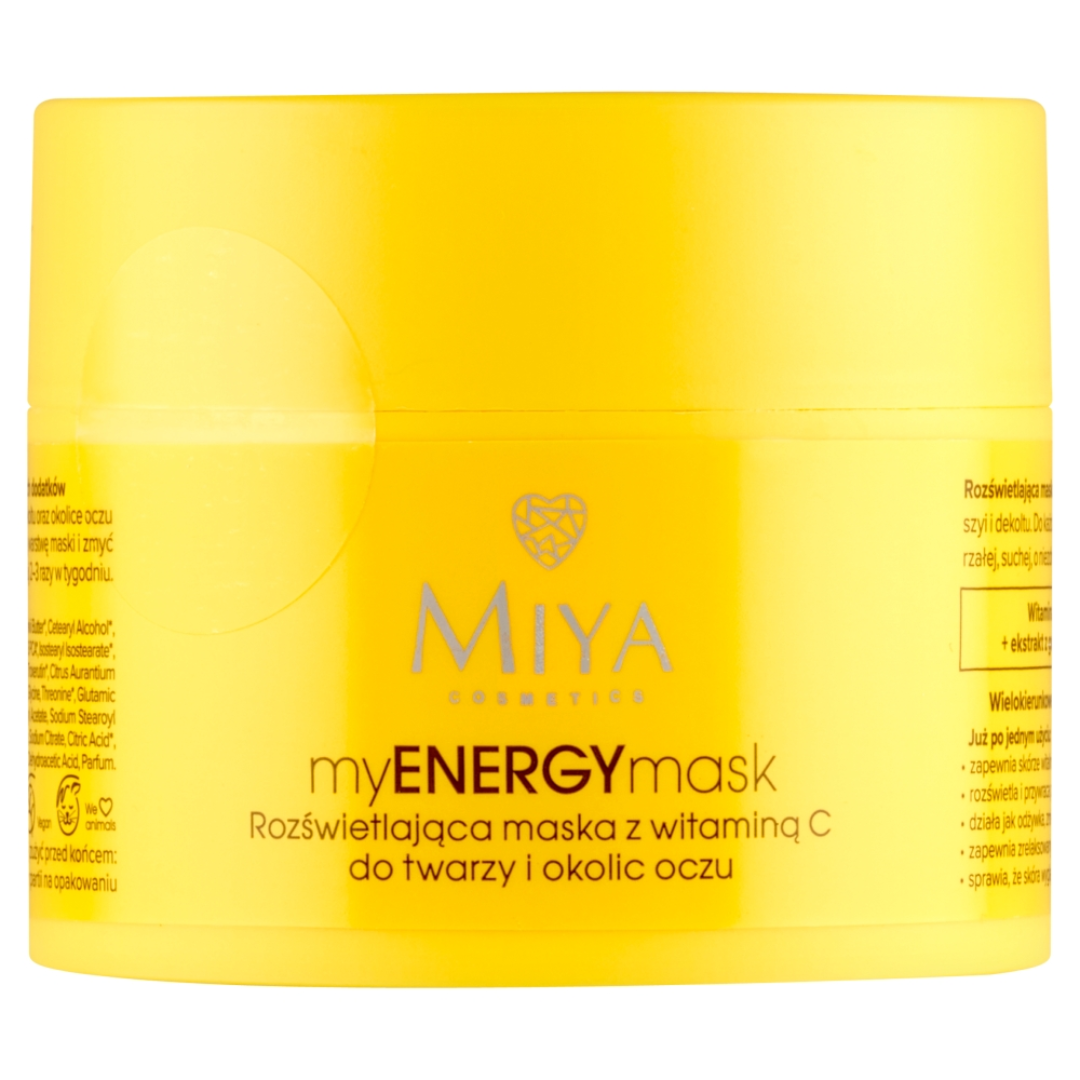 MIYA MyEnergyMask maska z witaminą C do twarzy i okolic oczu 50 ml