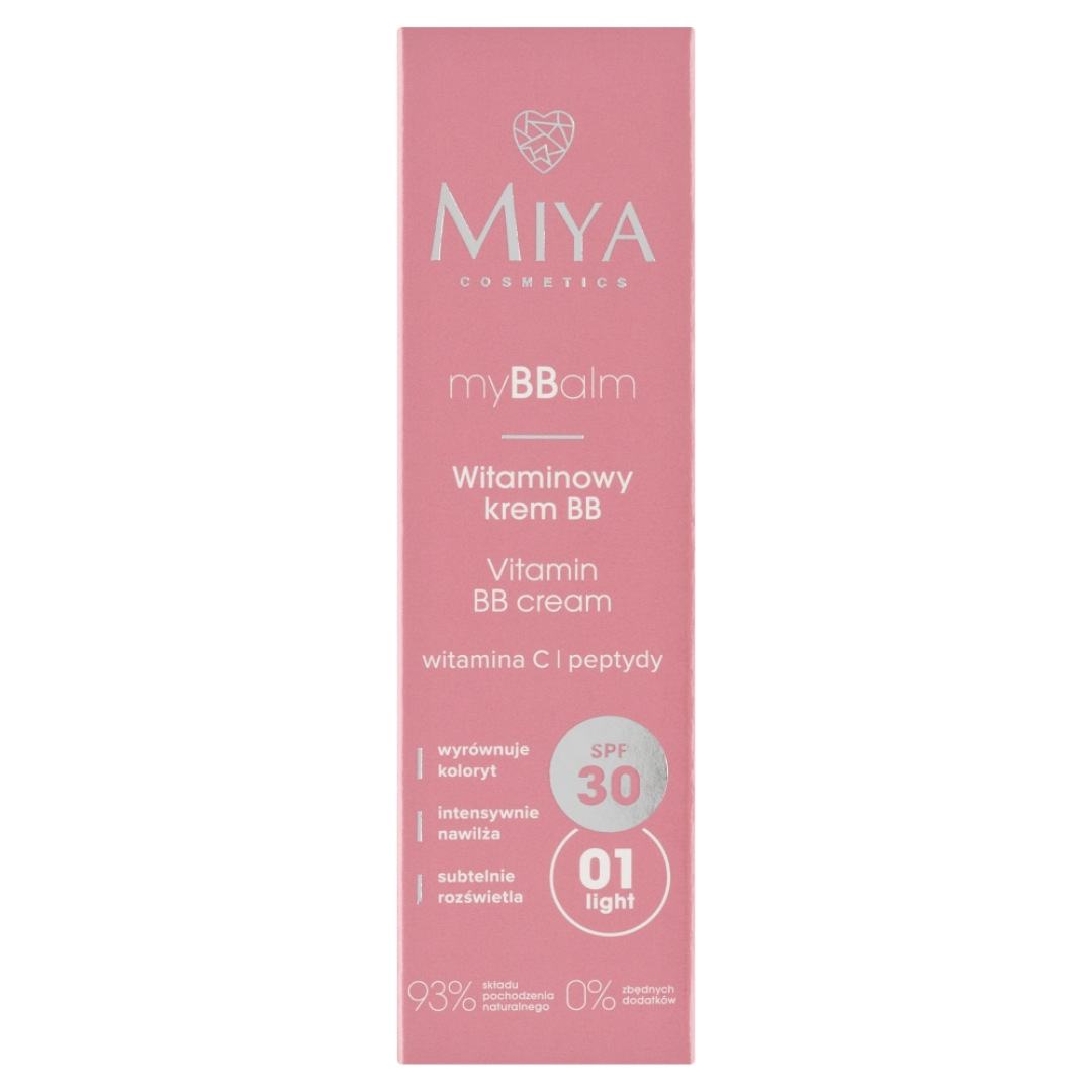 Miya MyBBalm witaminowy krem BB SPF 30 01 light 30 ml