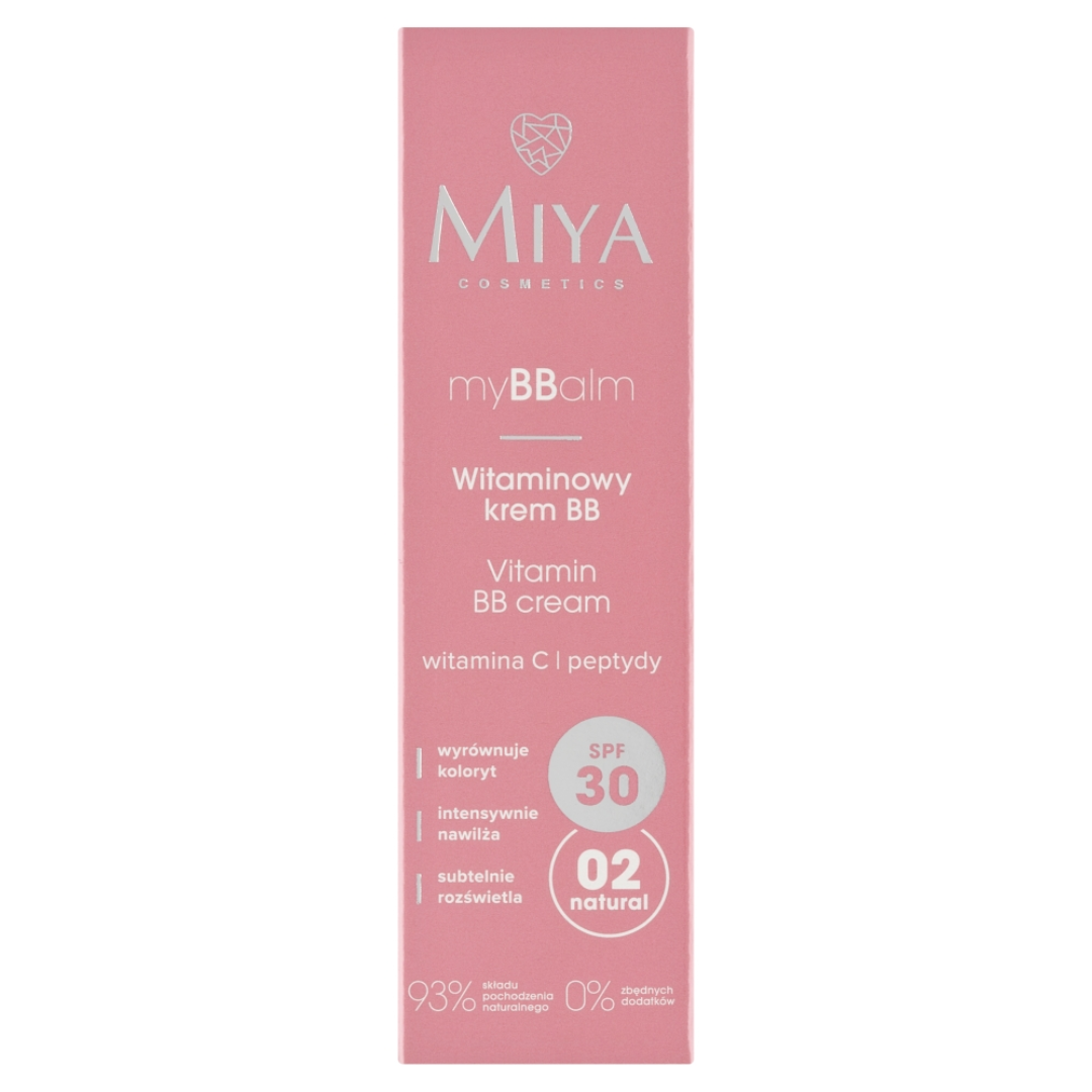 MIYA myBBalm witaminowy krem BB SPF 30 - 02 natural 30 ml