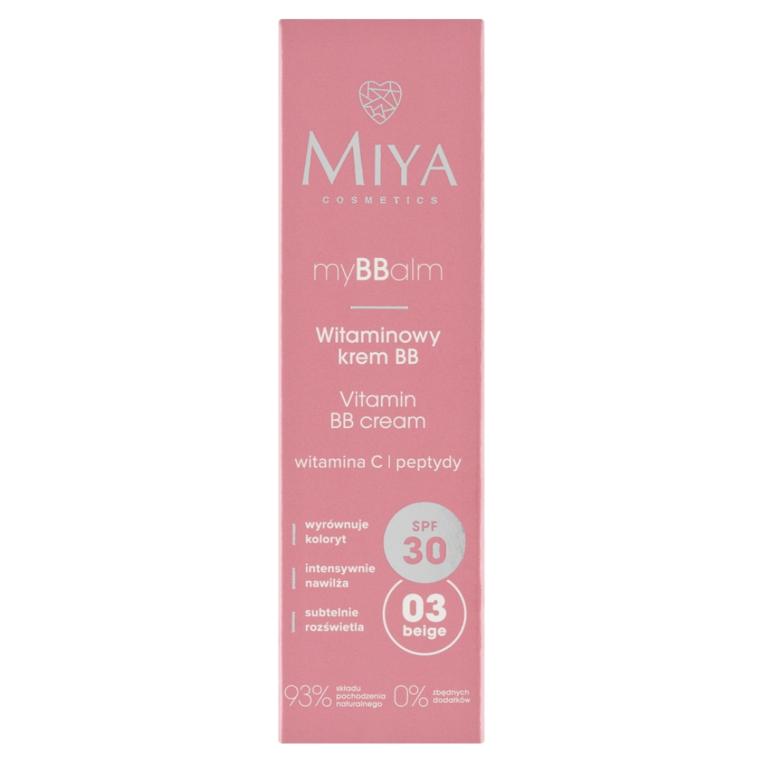 MIYA MyBBalm witaminowy krem BB SPF30 03 BEIGE 30ML