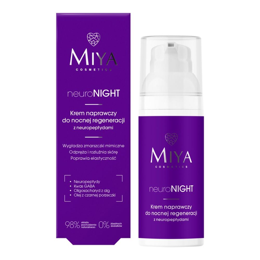 Miya NeuroNight krem naprawczy do nocnej regeneracji z neuropeptydami 50 ml