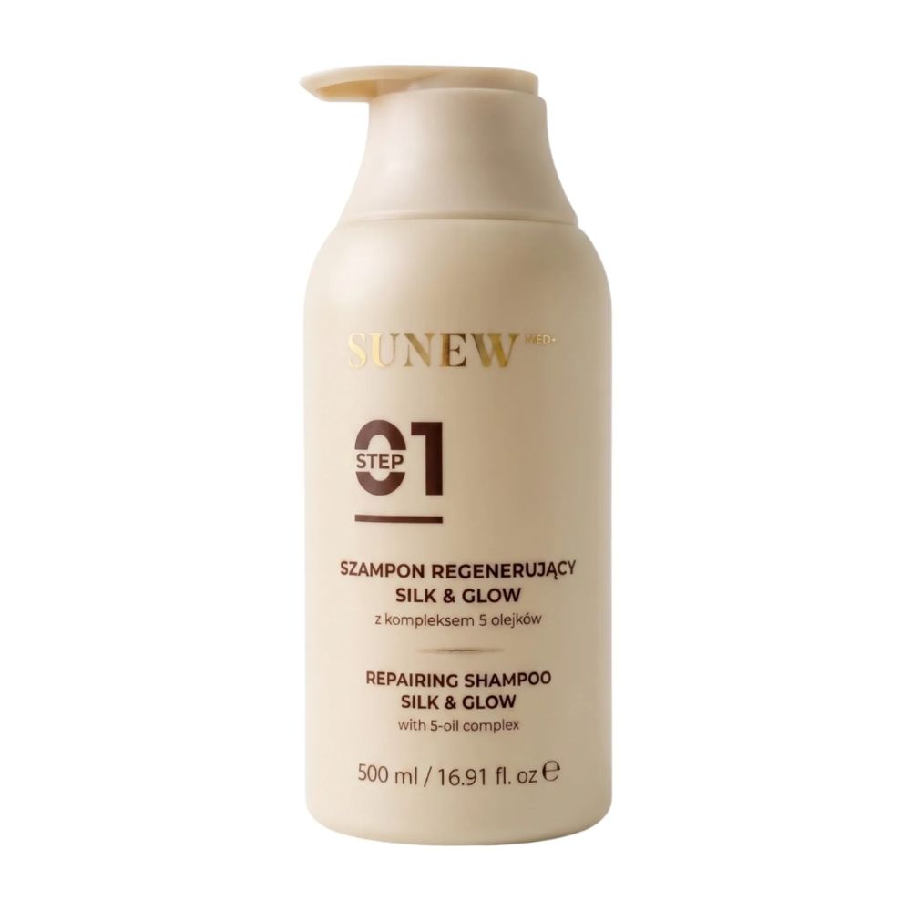 SunewMed+ Silk & Glow szampon regenerujący 500 ml