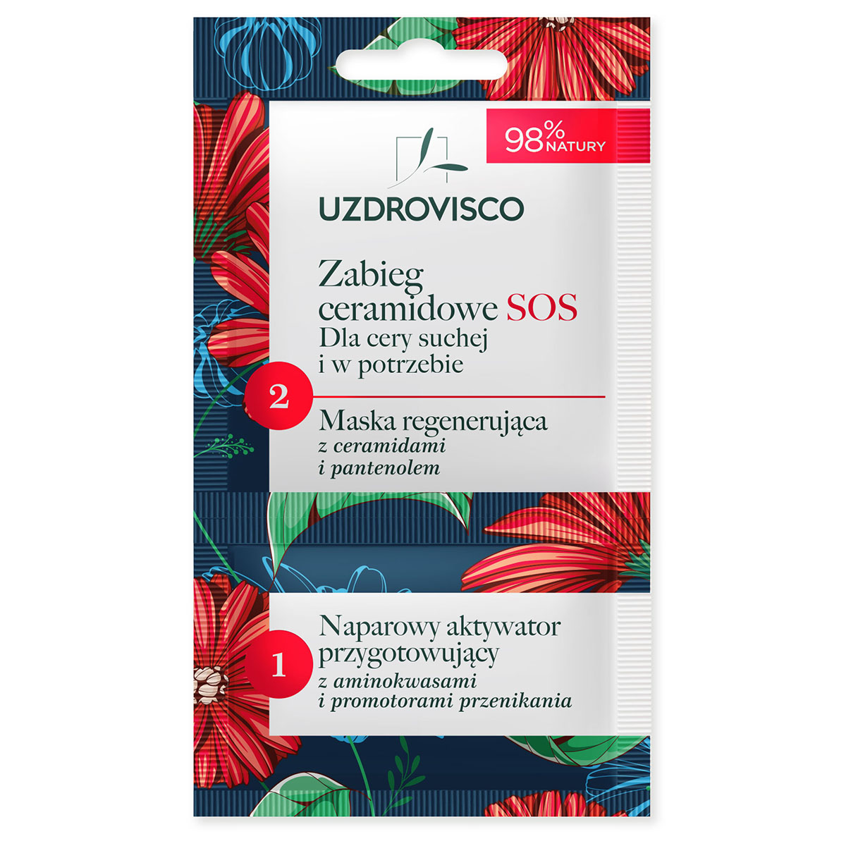 Uzdrovisco Zabieg ceramidowe SOS maska regenerująca 8 ml