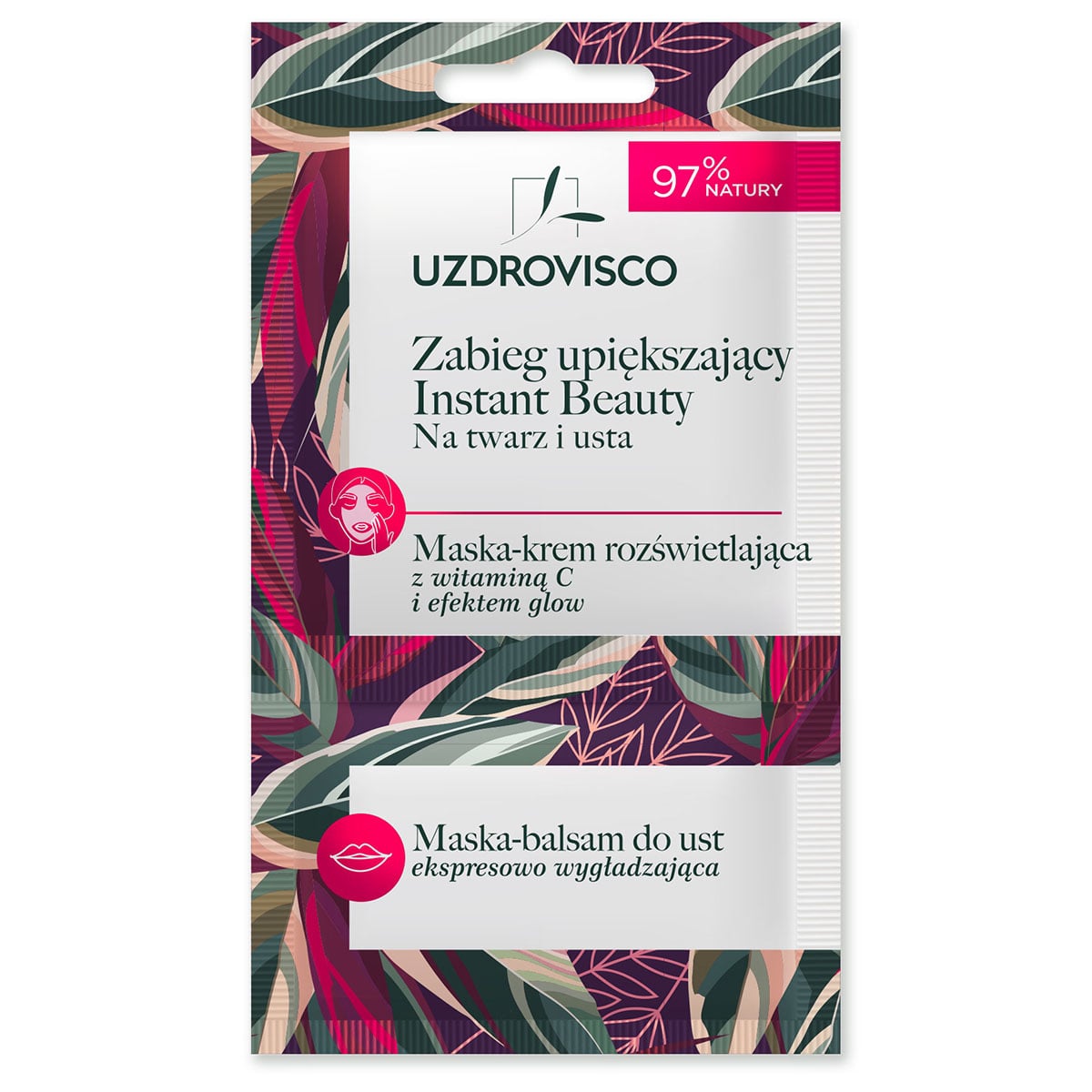 Uzdrovisco zabieg upiększający na twarz i usta Instant Beauty 8 ml