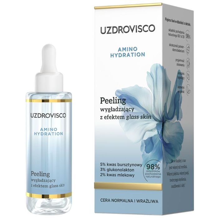Uzdrovisco Amino Hydration peeling wygładzający z efektem glass skin 30 ml main product photo