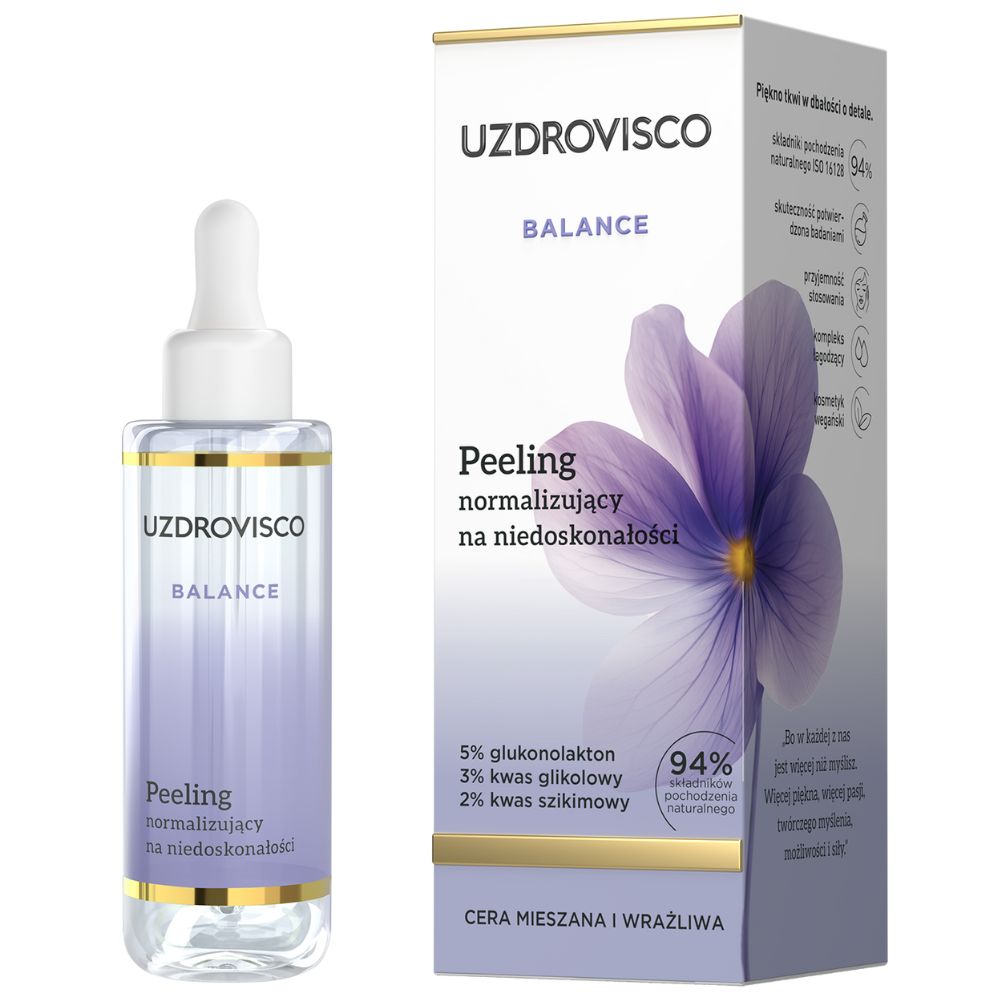 Uzdrovisco Balance peeling normalizujący na niedoskonałości 30 ml