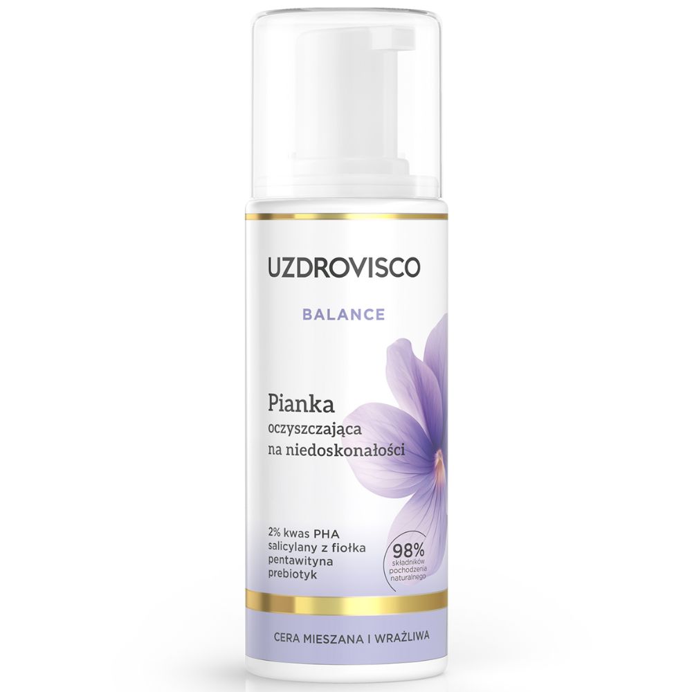 Uzdrovisco Balance pianka oczyszczająca na niedoskonałości 150 ml