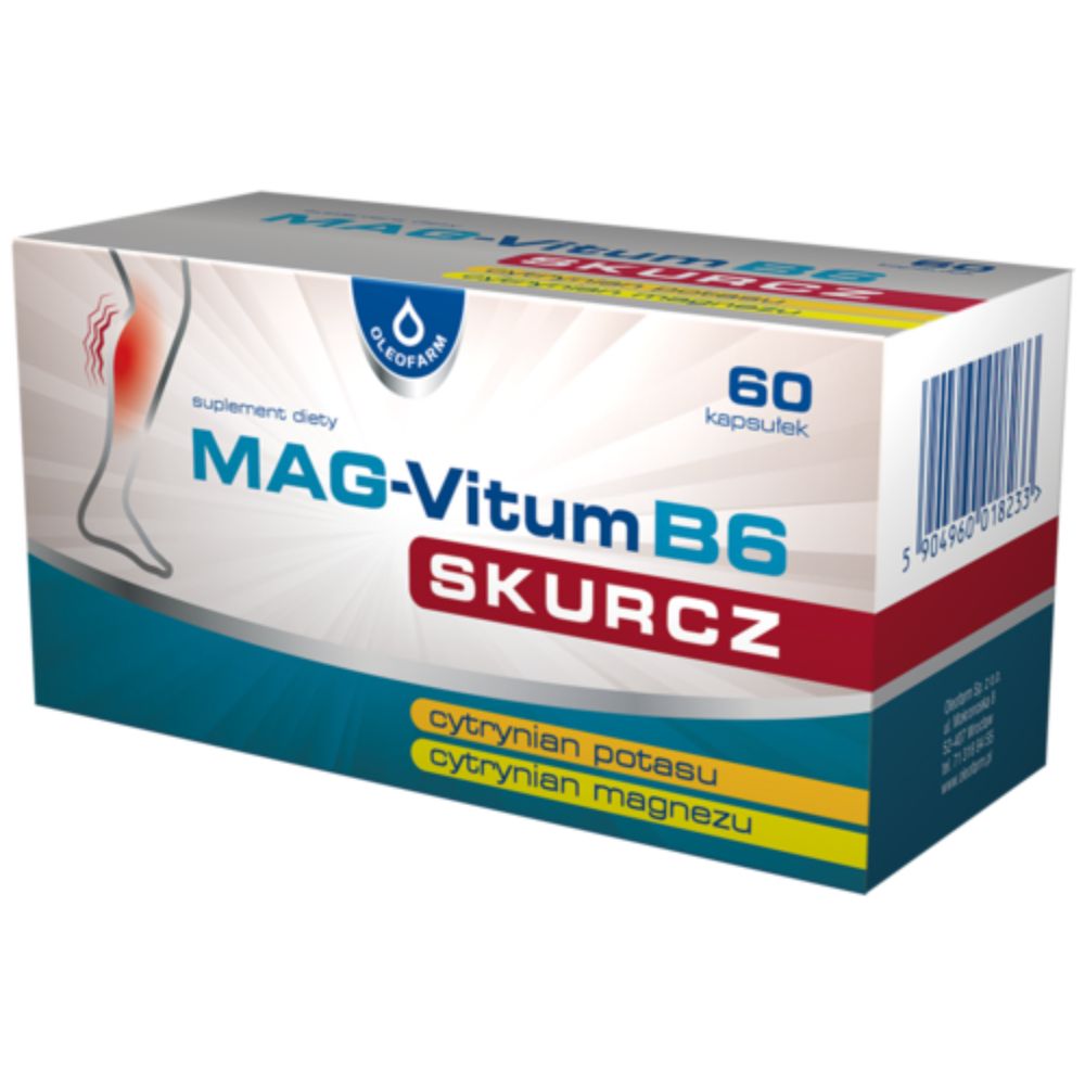 Oleofarm Mag-Vitum B6 Skurcz 60 kapsułek