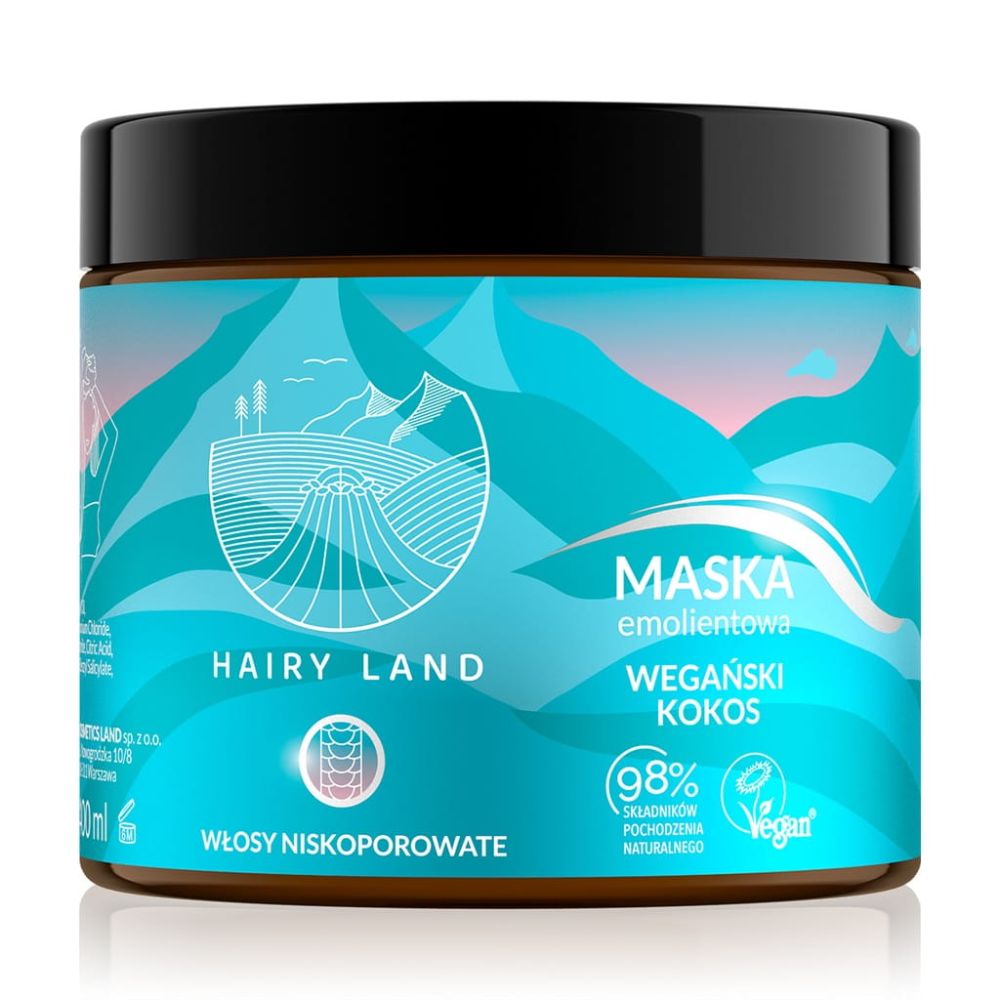 Hairy Land maska emolientowa włosy NISKOPOR 400ml