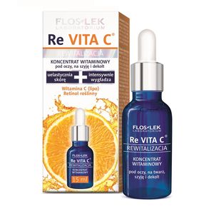 FLOSLEK ReVITA C REWITALIZACJA Koncentrat witaminowy pod oczy, na szyję i dekolt 15 ml 